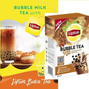 Lipton Bubble Tea Kit Brown Sugar Milk Tea Snack Affair