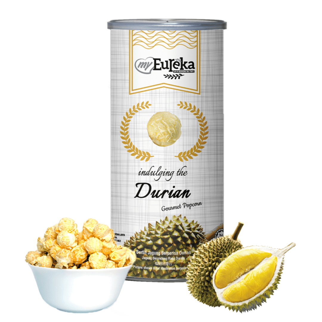 Eureka durian popcorn | Snack Affair Archives Eureka durian popcorn