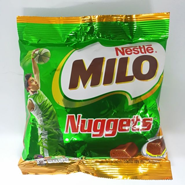 Milo Nugget Nestle Chocolate Malt Flavoured Confectionery Energy