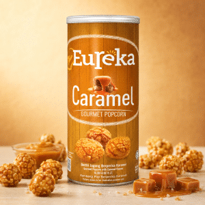 Eureka Popcorn Caramel Can