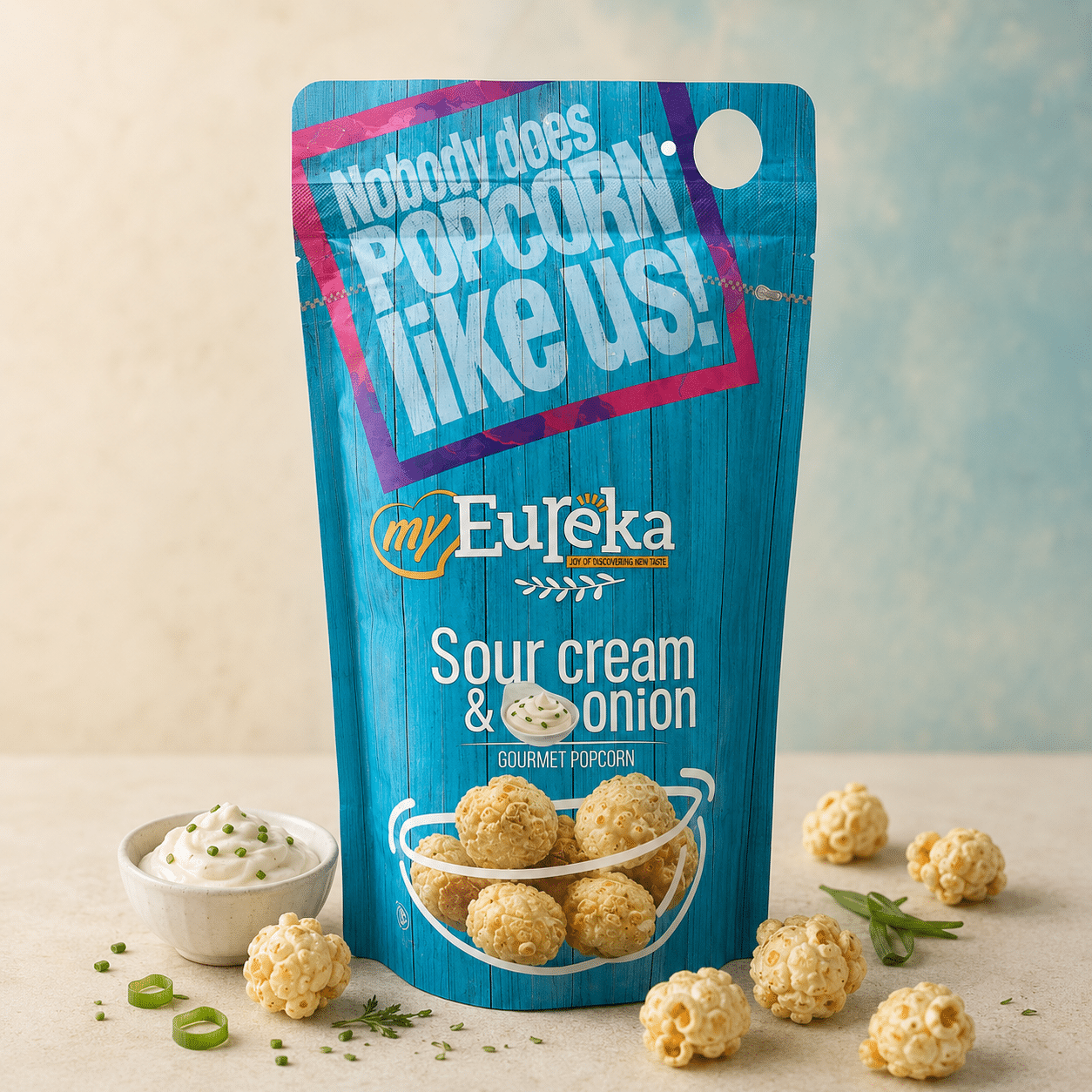 Eureka Popcorn Sour Cream Onion | Snack Affair Archives Eureka Popcorn Sour Cream Onion