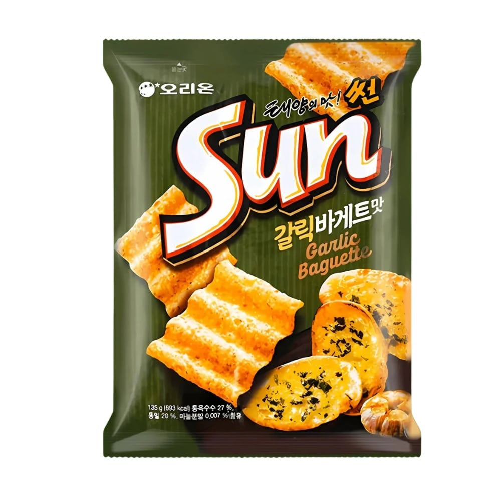 sun garlic baguette chips white background | Snack Affair Archives sun garlic baguette chips white background
