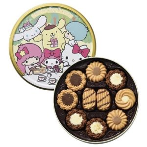 bourbon sanrio characters cookie