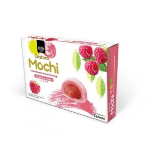 Taiwan Custard Mochi (Rasberry)