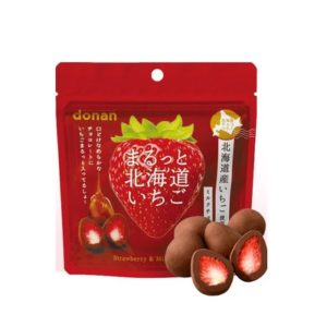 Donan Dark Chocolate with (whole freeze-dried strawberries)