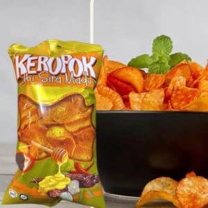 Honey chilli tapoica chips