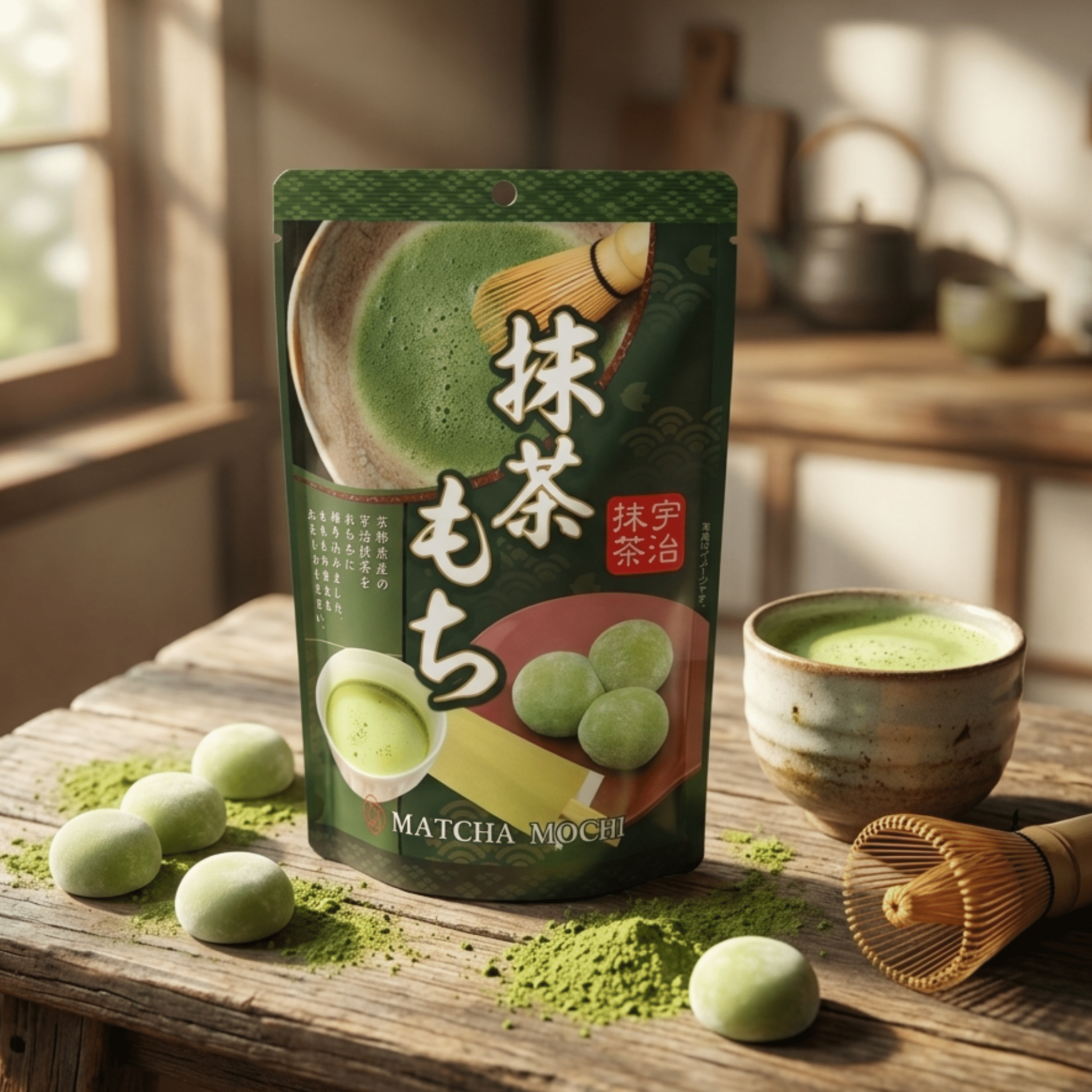 Japanese Matcha Mochi Lifestyle background | Snack Affair Archives Japanese Matcha Mochi Lifestyle background