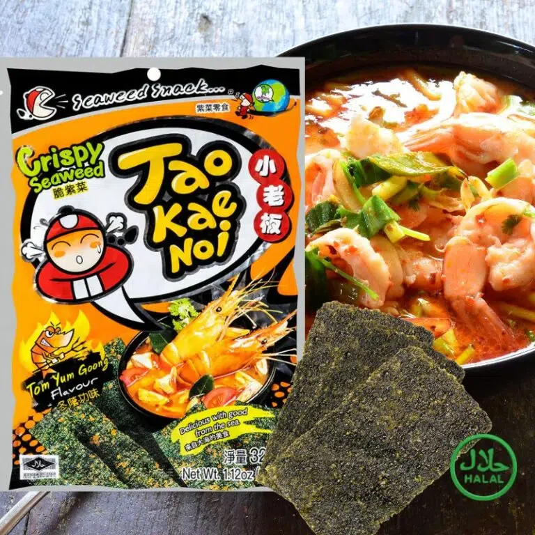 Tao Kae Noi Crispy Seaweed Thai Tom Yum Tao Kae Noi Seaweed Snacks