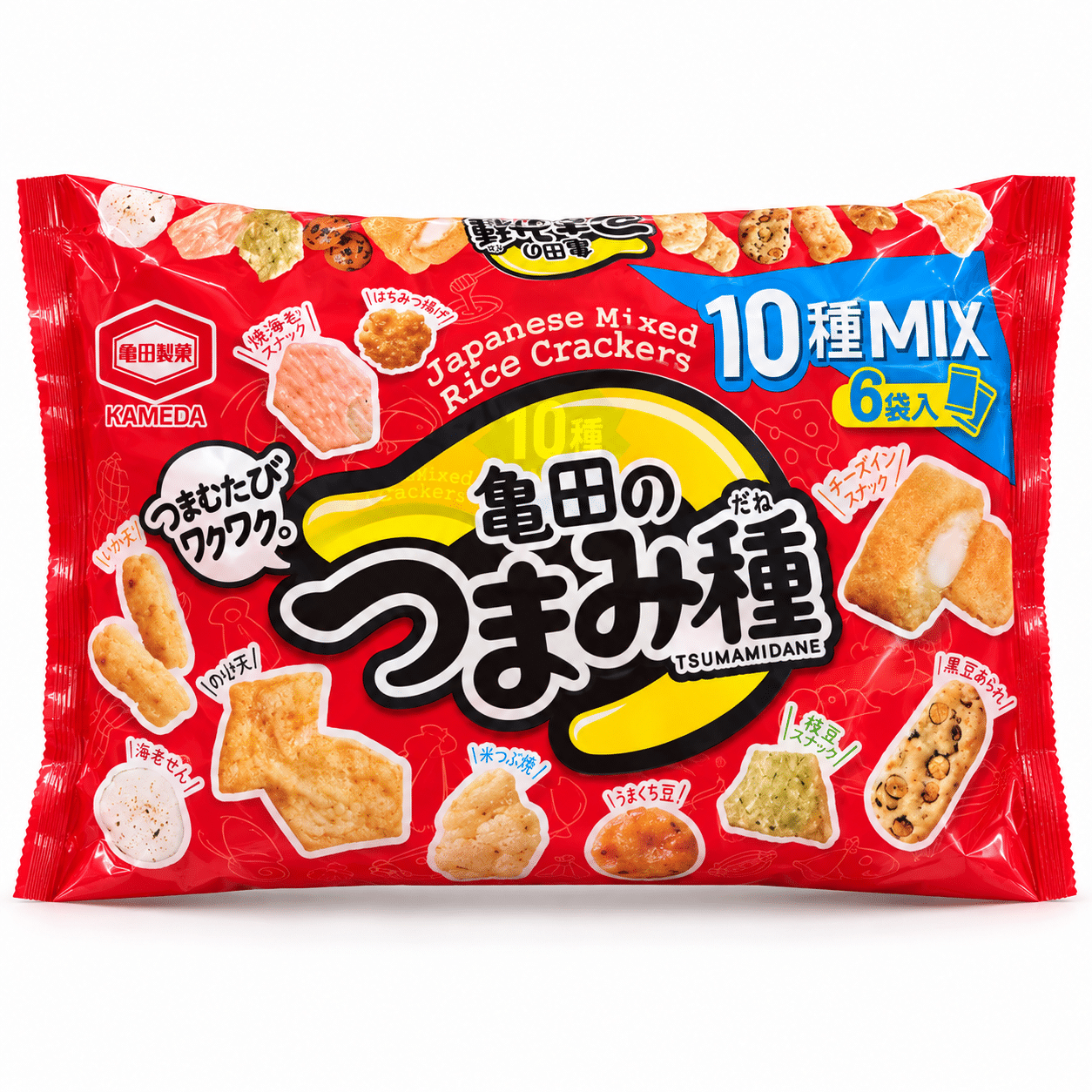 Kameda 10Variety Japanese Rice Crackers1 | Snack Affair Archives Kameda 10-Variety Japanese Rice Crackers-1