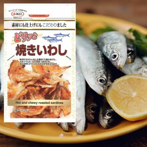 Japanese Roasted Seasoned Sardine (Spicy) Japanese food store Snack