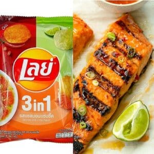 Lay's Thai Potato Chips (Salmon Chili Lime Flavor)