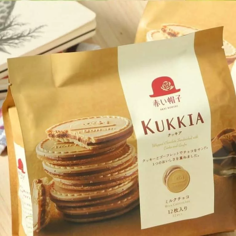 Akai Bohshi Kukkia Cookie (Milk) 12 Pieces Snack Affair