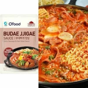 Korean OFood Jjigae (Army Stew Sauce)