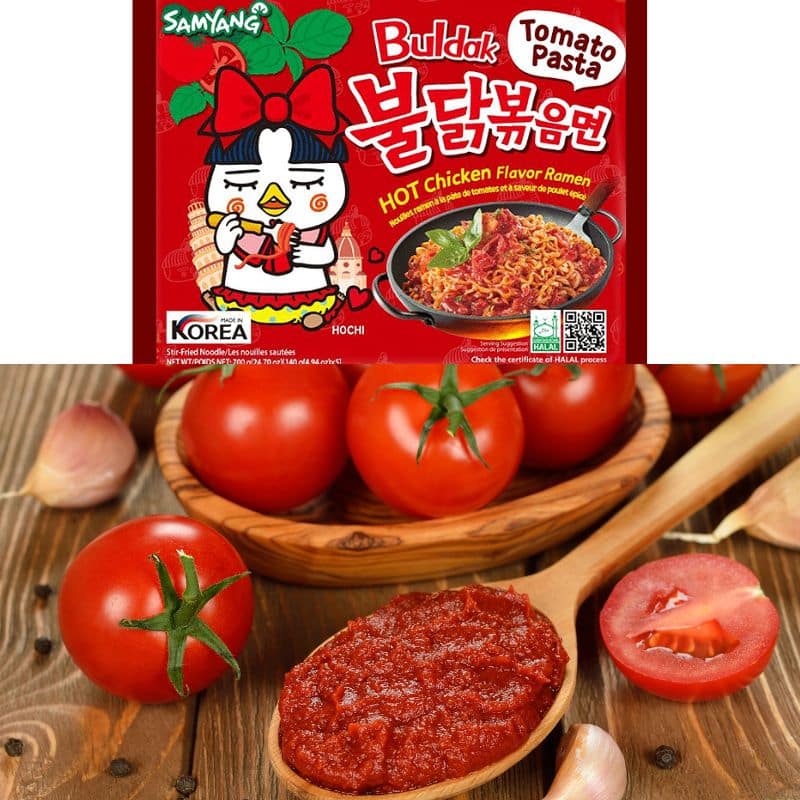 Samyang Tomato Pasta Hot Chicken Flavour Ramen (Limited One Per Order