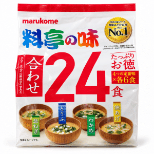 Marukome 24-meal miso soup variety pack-1