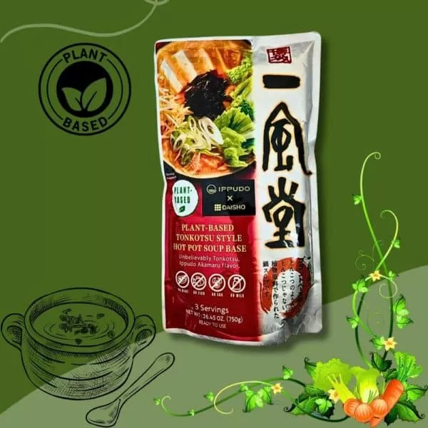  Archives IPPUDO Plant Based Tonkotsu Hot Pot Soup - Vegan