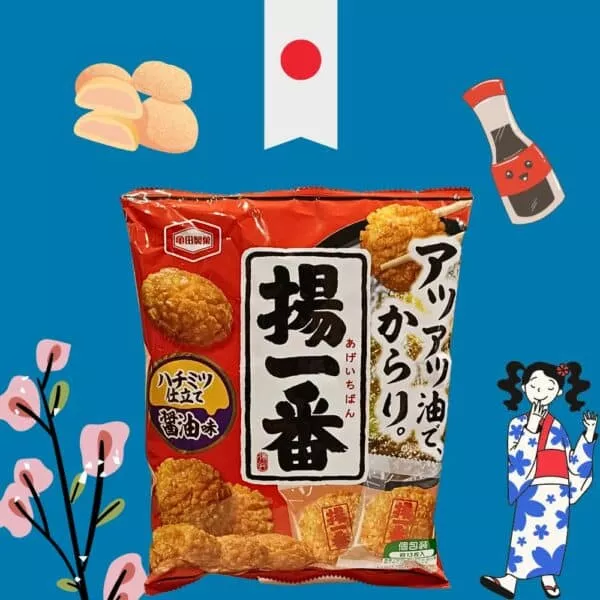 Kameda Age Ichiban Family Pack (Japanese Rice Crackers) Snack Affair