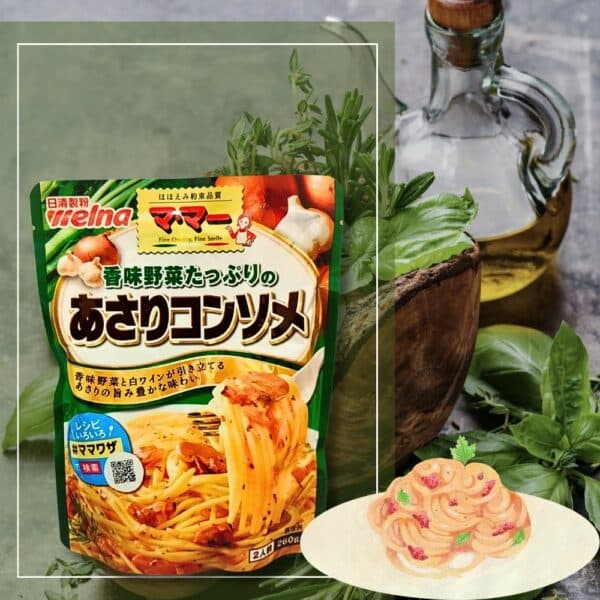 Nissin Mama Pasta Sauce Clam And Potherb Snack Affair