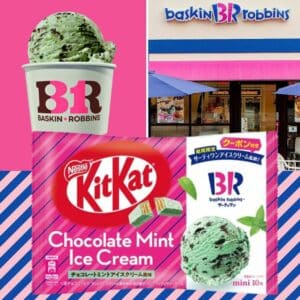 Kit Kat Baskin Robins Chocolate Mint Ice Cream