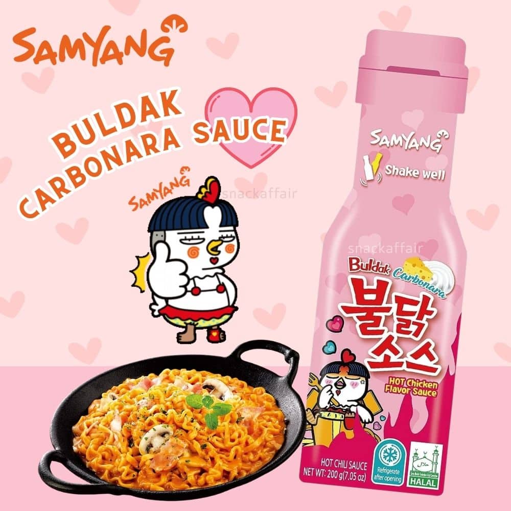 Samyang Buldak Carbonara Hot Chicken Flavor Sauce 200g - AMAZING