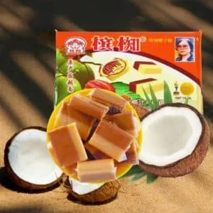  Archives Vietnam Bentre Durian Coconut Candy (Cocoa with Striped Coconut)