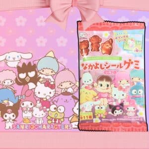 Archives Fujiya Sanrio Characters Strawberry Gummy with Sticker