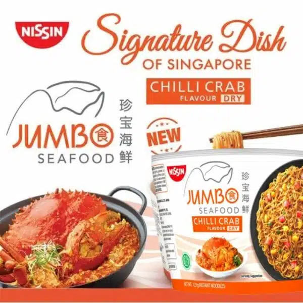 Nissin Jumbo Seafood Dry Noodle (Chilli Crab) (Limited One Per Order ...