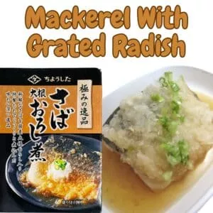  Archives Japan Braised Mackerel with Radish