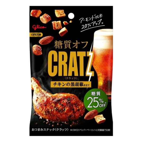  Archives Glico Cratz Low-Carb Chicken & Black Pepper Snack