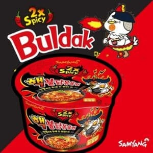 Samyang Hot Chicken Flavour Bowl Ramen (2 x Spicy)