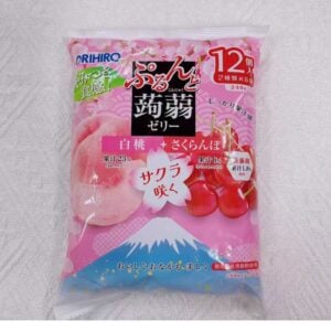 Orihiro Konnyaku Jelly Pouch White Peach + Cherry