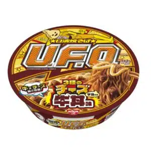  Archives Nissin UFO Instant Yakisoba 3 Kinds of Cheese Beef Bowl