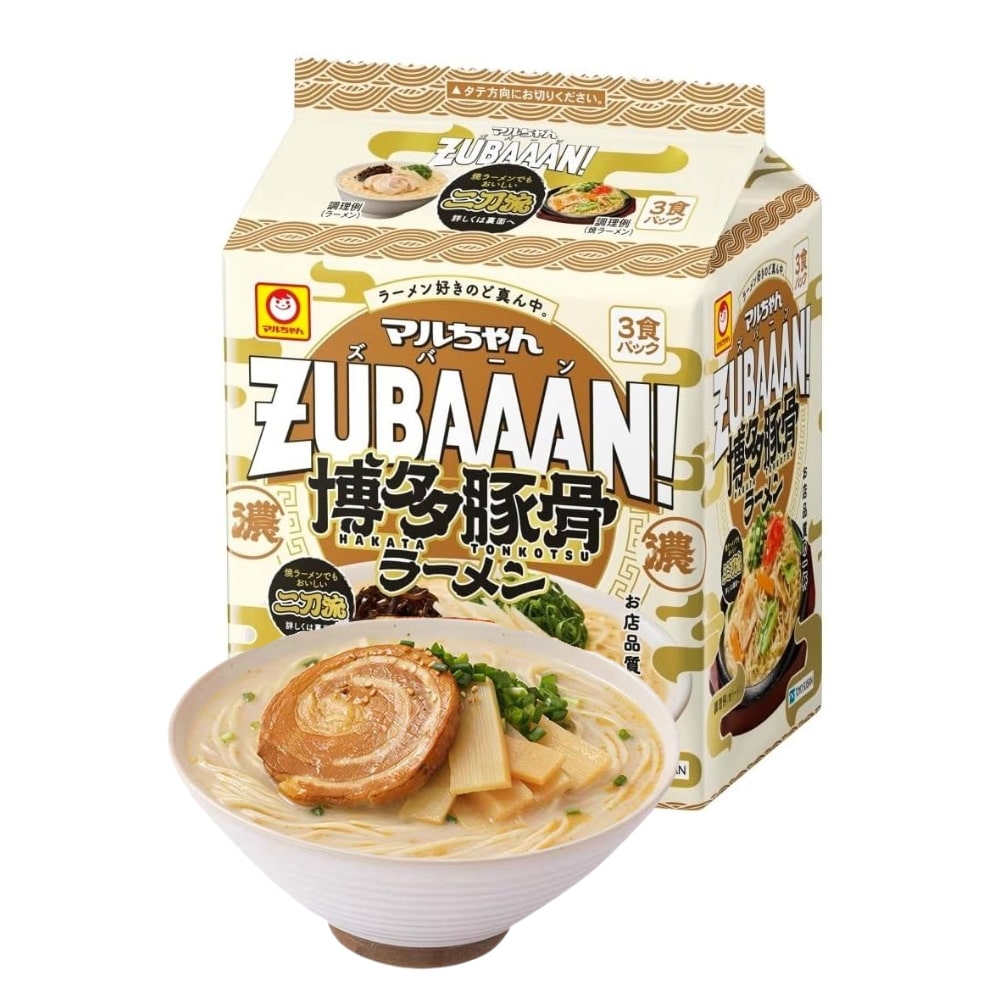 Maruchan ZUBAAAN Hakata Tonkotsu Ramen 2 | Snack Affair Archives Maruchan ZUBAAAN Hakata Tonkotsu Ramen 2