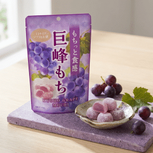 Kyoho Grape Daifuku lifestyle background