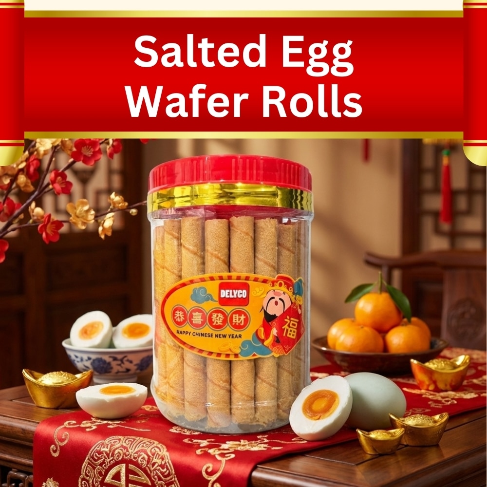 Salted Egg Wafer Rolls 1 | Snack Affair Archives Salted Egg Wafer Rolls