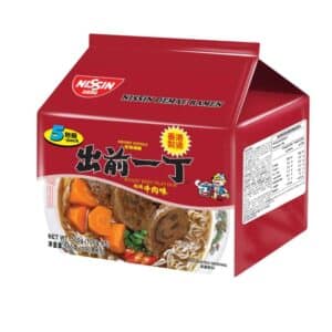 Nissin Instant Noodles Five Spice Beef Flavour (Pack of 5)