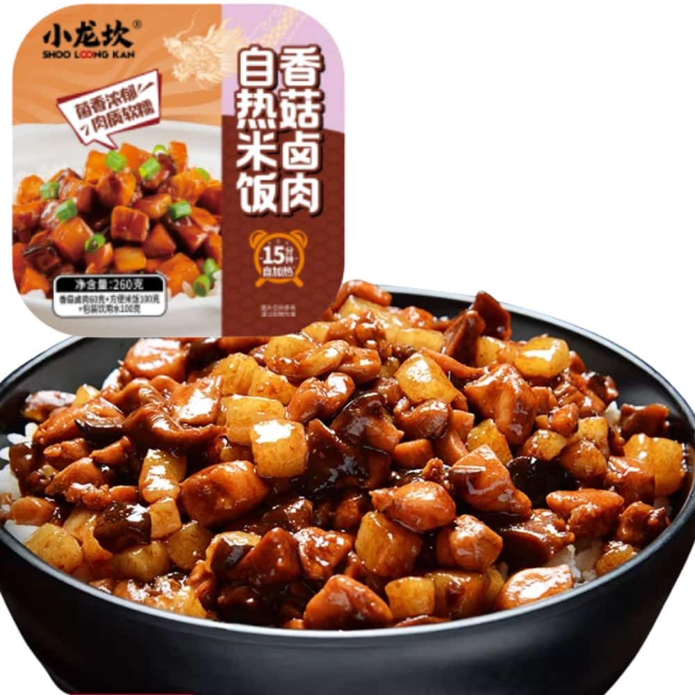 shooloongkanricebraisedporkmushroom | Snack Affair Archives Shoo Loong Kan Self-Heating Rice – Braised Pork with Mushroom