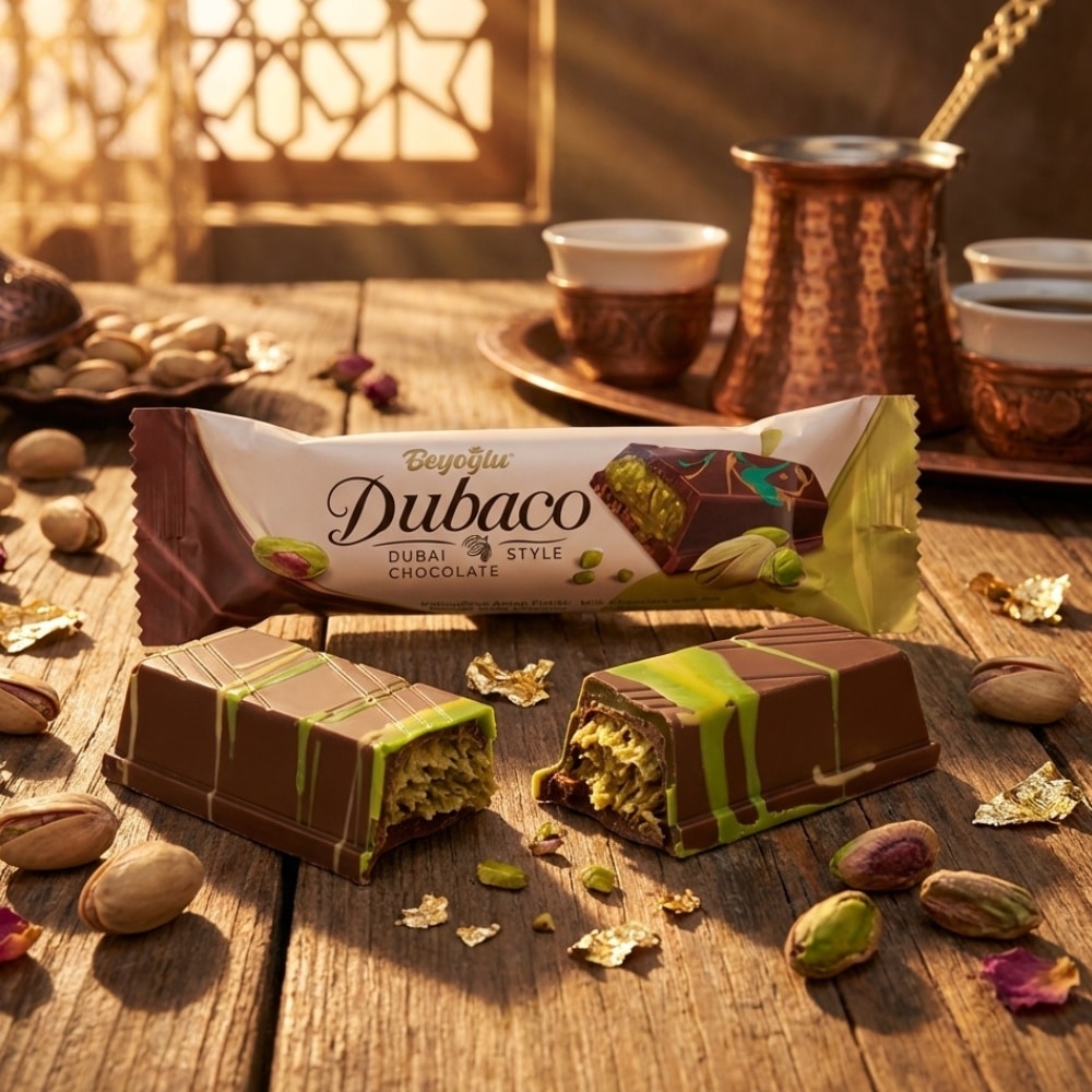 Dubaco Dubai Style Pistachio Chocolate Bar | Snack Affair Archives Dubaco Dubai Style Pistachio Chocolate Bar