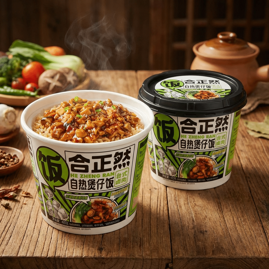 He Zheng Ran SelfHeating Taiwanese Braised Pork Ric | Snack Affair Archives He Zheng Ran Self-Heating Taiwanese Braised Pork Rice