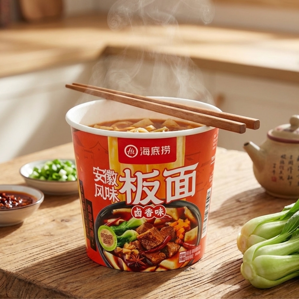 Haidilao Flat Noodles Spicy Braised flavour | Snack Affair Archives Haidilao Anhui Style Ban Mian