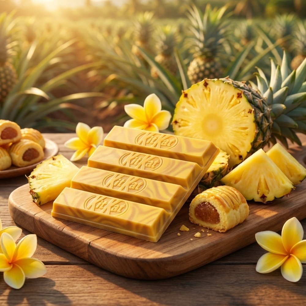 KitKat Pineapple tart flavour 2 | Snack Affair Archives