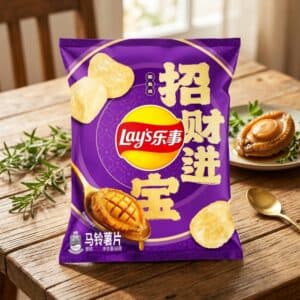 Lays potato chips abalone flavour