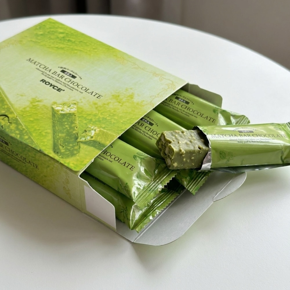 Royce Matcha Bar Chocolate opened | Snack Affair Archives Royce Matcha Bar Chocolate opened