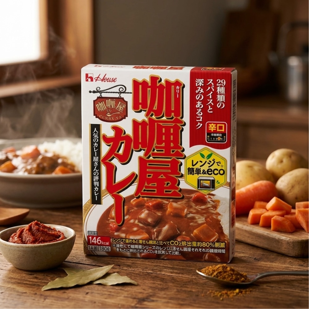 House CurryYa Medium Hot Japanese Curry 180g | Snack Affair Archives House Curry-Ya Medium Hot Japanese Curry 180g
