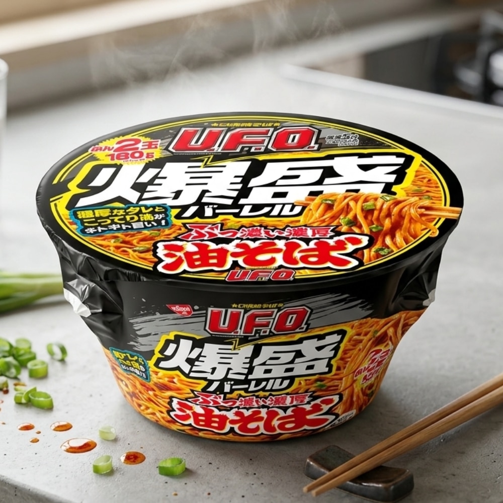 Nissin Foods UFO Super Big Barrel Oiled Ramen Noodle | Snack Affair Archives Nissin Foods UFO Super Big Barrel Oiled Ramen Noodle