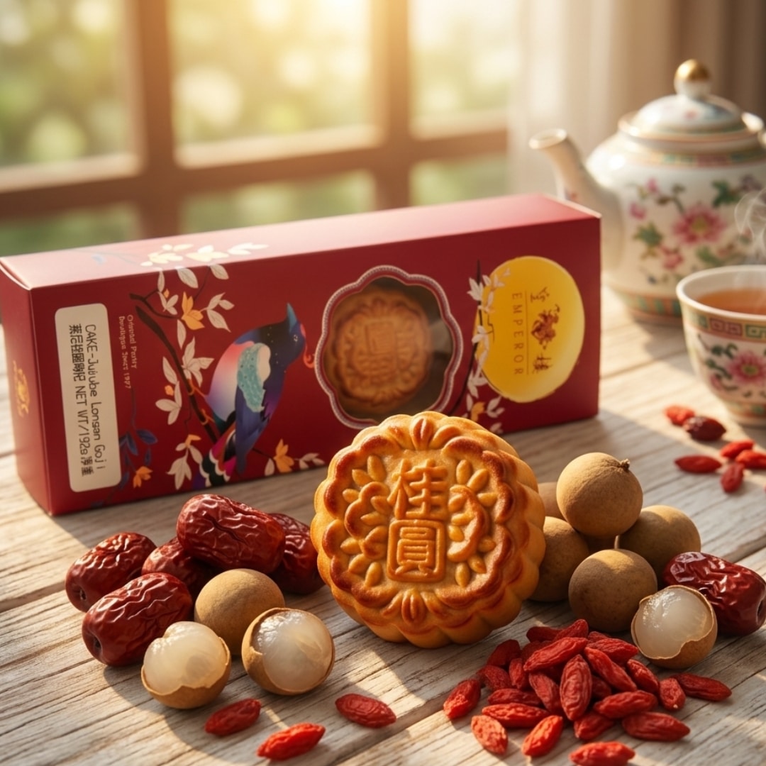Emperor Jujube Longan Goji Mooncakes | Snack Affair Archives Emperor Jujube Longan Goji Mooncakes