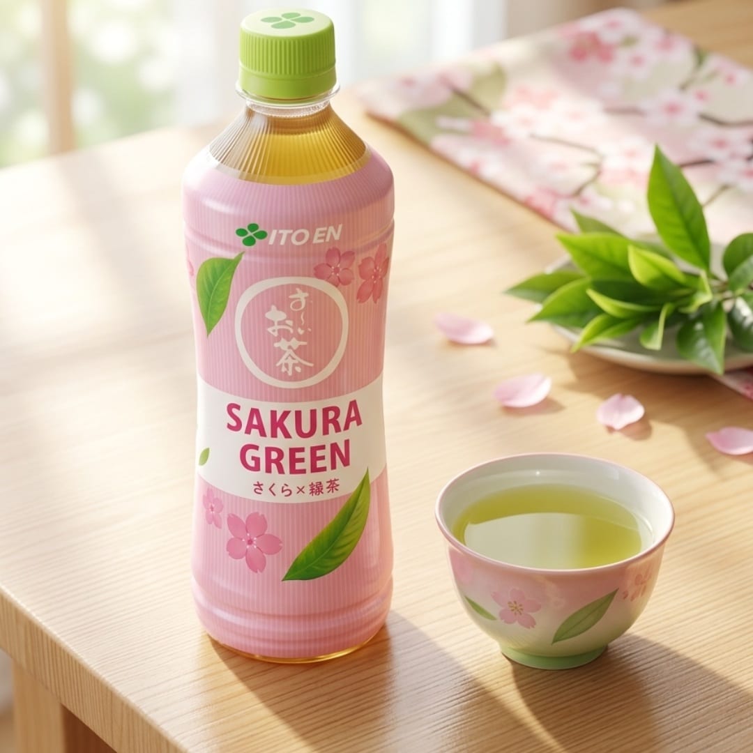 Ito En Oi Ocha Sakura Green Tea 1 | Snack Affair Archives Ito En Oi Ocha Sakura Green Tea 1