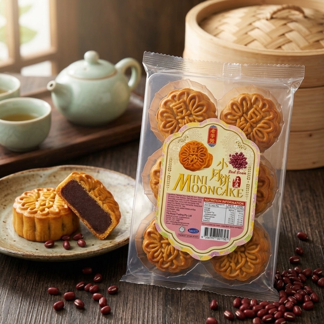 LaoZiHao Red Bean Mooncake | Snack Affair Archives LaoZiHao Red Bean Mooncake
