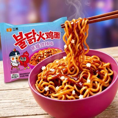 Samyang Buldak Caramel Sweet Spicy Chicken Stir Fry Noodles
