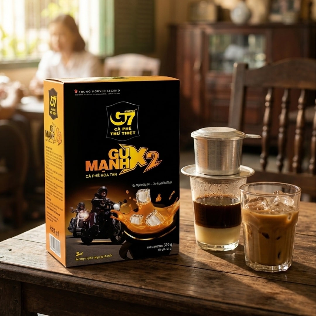 Trung Nguyên G7 Gu Mạnh X2 3in1 Instant Coffee | Snack Affair Archives Trung Nguyên G7 Gu Mạnh X2 3-in-1 Instant Coffee